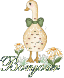 Gif animé bonjour